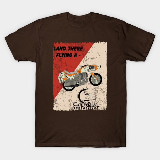 Land There On A Turbine T-Shirt by J. Rufus T-Shirtery